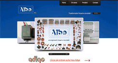 Desktop Screenshot of albesrl.com
